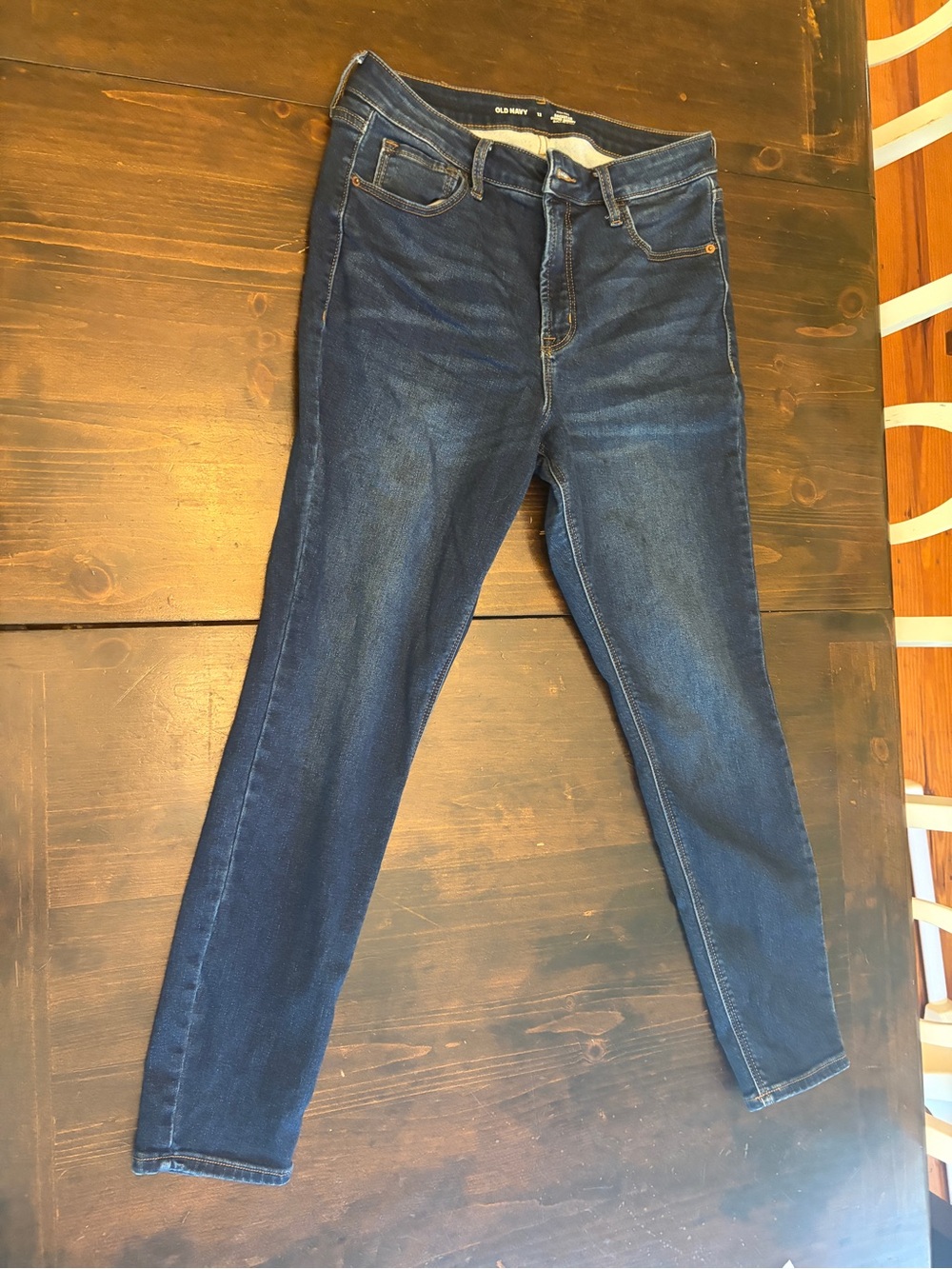 Old Navy Women's Rockstar High Rise Warm Skinny Jeans